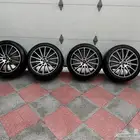 4 كفرات مع 4 جنوط الجوهره