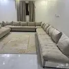 كنب مع الفرشه والستاره للبيع
