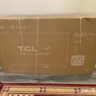 شاشة QLED 65 TCL بوصه جديد بكرتونه
