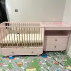 سرير اطفال مع دولاب