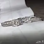 حلق ذهب ابيض  مرصع الماس