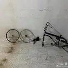 جنط سيكل خلفي جنط سيكل امامي مقعد هيكل على السوم 50