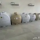 خزانات فيبر و بولي ايثلين