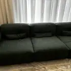 كنبة خضراء للبيع green sofa for sale