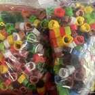 حجول حمام ملونه 8 ملي