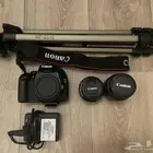 كاميرا كانون 550D canon وملحقاتها