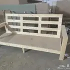 كرسي خشبي سويدي والطبليه mdf