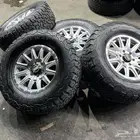 جنوط البرايد نيكل 17 مع كفرات حجرية 285 70 17 تاريخ 20