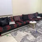 كنب صالون بطول 6.5 متر ب 4.5 ثمان قطع