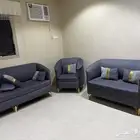 كنب 5 قطع وطاوله صغيره و9 خداديات