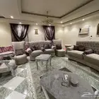 كنب تركي 9 قطع بدون الستاير استخدام 5 اشهر السعر 2000