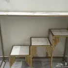 طاولة ضيافة ذهبيه