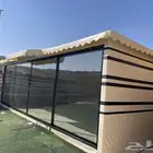 شراع بلاستيك بي في سي ضد المطر والشمس