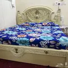 Bed with Mattress   Wardrobe for sale