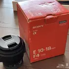 عدسة سوني Sony E 10-18mm f 4 E شبه جديدة