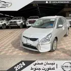 نيسان صني كمفورت شكل القديم جنوط 2024 ابيض - فضي