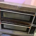 معدات مطعم فرن دورين استعمال 6 شهور وثلاجة عرض