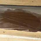 باب خشب طبيعي متين مع الحلق