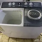 غساله حوضين الحجم 13 كيلو نظيف