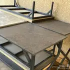 طاولات بوفيه وطاولات ارضيه