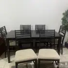 طاولة طعام 6 كراسي