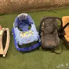 مقاعد ودراجه اطفال وعربة ماركهبحاله ممتازه