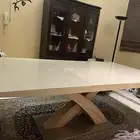 قاعده خشبيه من هوم سنتر   طاوله ل8 اشخاص