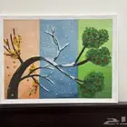رسمة  الحياة شجرة من امل