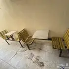 طاوله خشبيه برخامه فنص