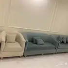 للبيع كنب اربع قطع استخدام نظيف