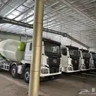 تريلا للايجار خلاطه خرسانه جديده اصفار