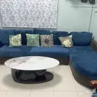 urgent Sale)4 Seater L Shape Set With 2 Side Tables