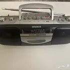 راديو وكاسيت سوني