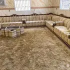 كنب مع الطاولات خشب الكنب سويدي