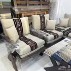 جلسات خشب وحديد