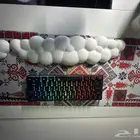 ماوس باد وا كيبورد مع هاذي مدري شسمها البيضاء