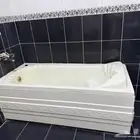للبيع بانيو استخدام نظيف ابيض