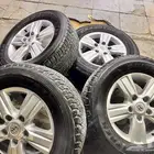 جنوط جيب لاند كروزر مقاس 18 موديل 2015 مع كفرات 285 60 18