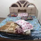 bed with dressing table for sale