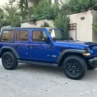 رانجلر ازرق فئة سبورت 3.6L موديل 2020 ابواب 4