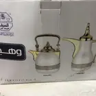 طقم مخفض شاي قهوة أبيض