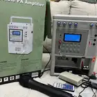 سماعة احترافيه مع مايك لاسلكي و ملحقاتها