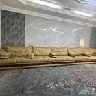 كنب عشره أمتار ونص أربعه عشر قطعة نظيف
