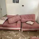 كنب حرف L مستخدم للبيع