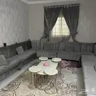 كنب لون رصاصي نضيف مافي كسور