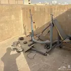 عدة رياض اثقال حديد سكراب فوق 200 كيلو