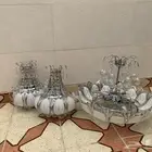 ثريا مع 3 إنارات جدارية نظيفة