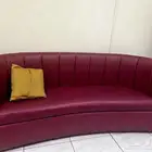 red sofa set in very good condition
