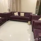 للبيع طقم كنب أنيق من مفرشات الميرو   4 قطع