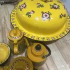 طقم طراز القديم صحون